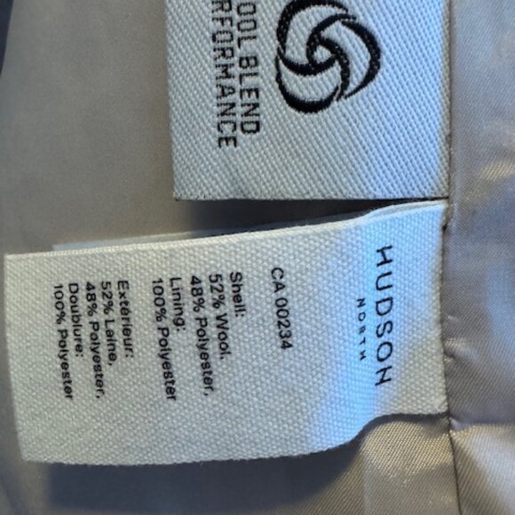 Boucle wool blend blazer style coat - Picture 3 of 4